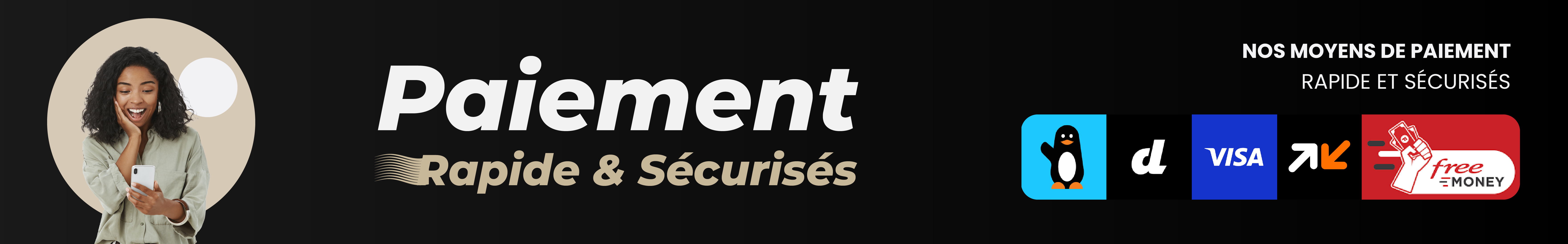 Paiement rapide avec Orange Money, Wave, Djamo, Visa et Mastercard — Intelimolam, plateforme de gestion d'agences immobilières
